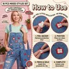 18PCS Cute Apple Self-Adhesive Embroidery Patch for Clothing Sewing Craft