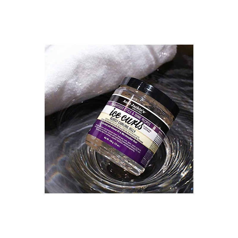 Aunt Jackie's Grapeseed Collection, Ice Curls Glossy Curling Jelly; Sulfate