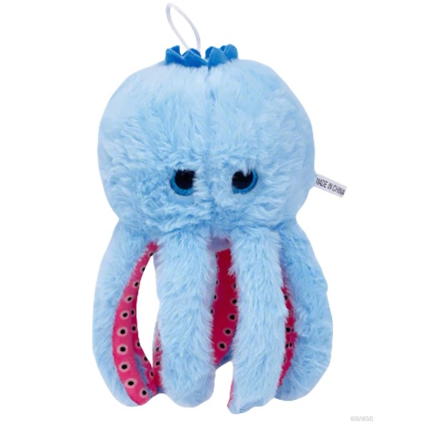 Italian Brainrot Plush, Soft Blue Octopus Stuffed Toy for Kids