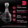 Front Outer Tie Rod End for Chevy Silverado 2500HD 3500HD
