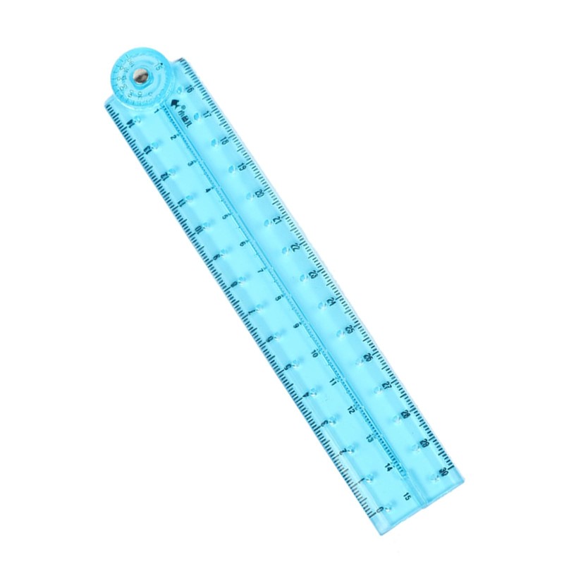 Transparent Folding Ruler, Straight Line Ruler, Math Drawing Ruler, Student