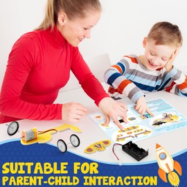 Kasfalci STEM Kits for Kids Age 8-10, STEM Toys for Boys Age 8-12, Science Experiments Robotics Engineering Projects Crafts Robot Building Activities for 6 7 8 9 10 11 12 13 14 Year Old Boys