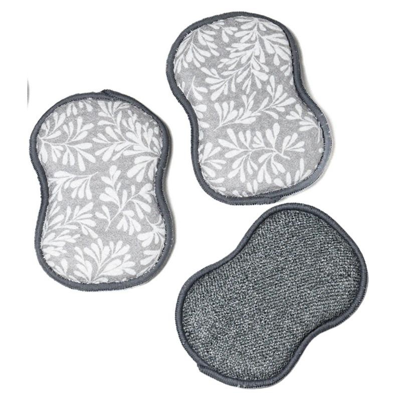RE:usable Sponges (Set of 3) - Herbage - Color: Navy