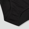 JAJU [JAJU] Women's Cotton Basic Hip Hugger Panty 3-Pack_Black