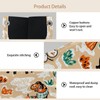 2 Pack Tissue Box Cover Holder, Green and Orange Winter