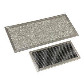 Microwave Grease & Charcoal Filter Set Compatible with Jenn-Air Model Numbers JMV8208DW00, JMV9169BAB, JMV9169BAP