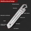 BECOWIN 7-In-1 Mutipurpose Utility Knife, Stainless Steel Retractable Box Cutter,