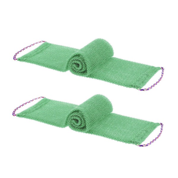 0XBIT Back Scrubber for Shower, 2 Pieces Soft Back Wash