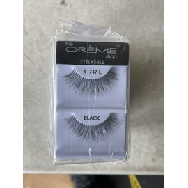 Creme 12 PACK of CREME 747L BLACK 100% HUMAN HAIR EYELASHES BRAND NEW!!!!!