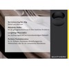 Echtwerk 4 Piece Stainless Steel Napkin Ring Set Black Edition