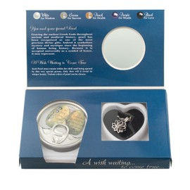 Wish Pearl Necklace Kit, DIY Necklace Making Kit, lotus Necklace Cage Locket Cultured Pearl in Oyster Set, 16.9", Surprise Gift For Wife, Girlfriend,Mother