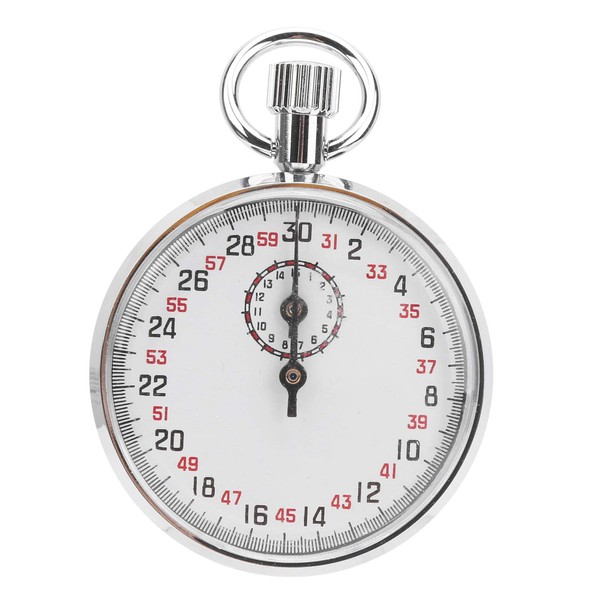 Fydun Mechanical Stopwatch Round Sports Chronograph Running Timer Physics Teaching