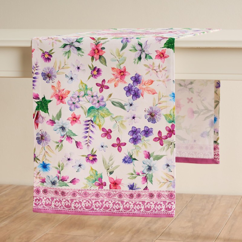 Maison d' Hermine Tablerunner 100% Cotton Table Runner Decorative Washable