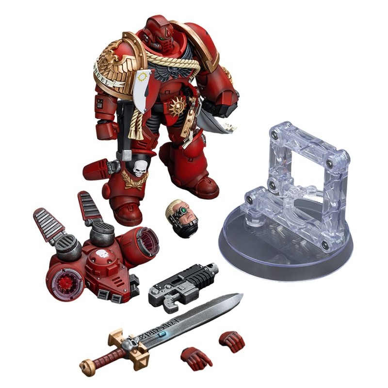 JOYTOY Warhammer 40,000 1/18 Action Figure Blood Angels Captain with