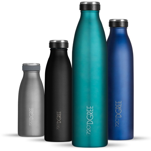 720°DGREE Stainless Steel Drinking Bottle ‘milkyBottle’ - 750 ml -