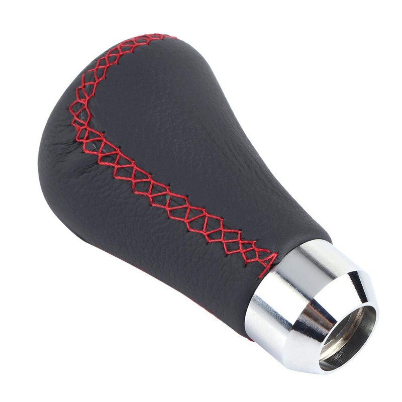 Gear Shift Knob 6 Speed, PU Leather Universal Car Auto/Manual