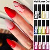MEET ACROSS 12 Colors Liner Painting Gel Nail Polish Set