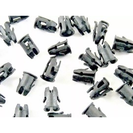 Retro-Motive Emblem Trim Barrel Clips Tubular Nuts Fit 3/16" Hole- 1/8" Stud (Qty-25) #218BB