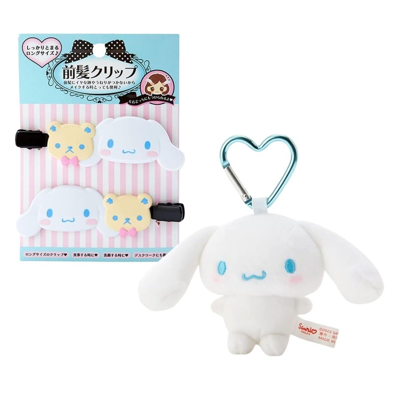 Cinnamoroll Mini Mascot Holder & Long Bangs Clip & Sticky