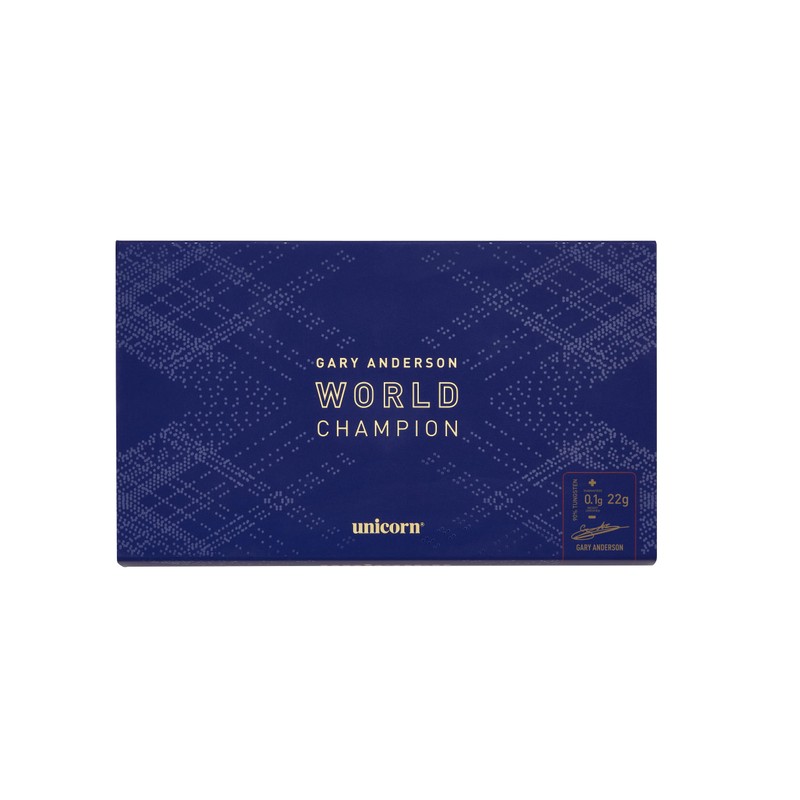 Unicorn Unisex World Champion Natural Darts, Blue, 25 G EU