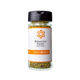 Savory Spice Bohemian Forest, Salt-Free | European Style Mustard & Herb Seasoning Rub for Roasting Meats & Vegetables (1/2 Cup Bag - Net: 1.85 oz)