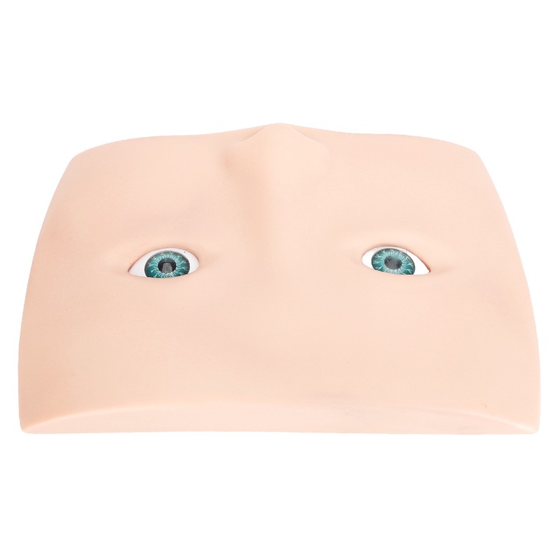 Makeup Practice Face Board 3D Realistic Eye Painting Practice Plastic