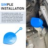 Ferianl Windshield Washer Fluid Reservoir Cap, Windshield Washer Fluid Cap