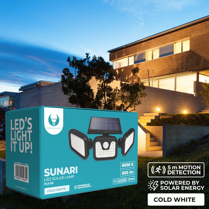 FOREVER Sunari FLS-03 IP65 Solar LED Light for Outdoor Use