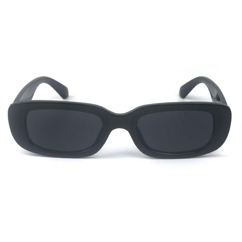 YooThink Rectangle Sunglasses for Women Men Small Narrow Square Frame