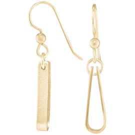 Minimalist Teardrop 14k Gold Filled Dangle Earrings For Women Unique Jewelry Gift Idea For Modern Mom Cute Fashion Accessory For Everyday Wear