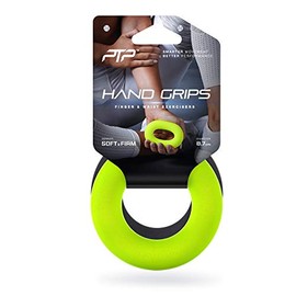 PTP Unisex - Adult Strength Grip Hand Exerciser, Black/Green, One Size