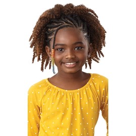 Outre X-Pression Synthetic LiL 3X Looks Crochet Braid - SPRINGY AFRO TWIST 10" (Color:2T1B/30)