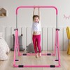 Safly Fun Gymnastics Bar for Kids 3-9, Foldable & Adjustable