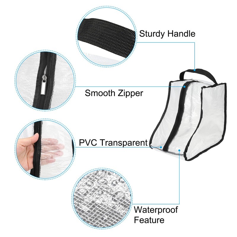 PATIKIL Boots Storage Bags, 2 Pack Waterproof Boots Protector Bag