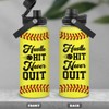 SANDJEST SANDJEST Softball Water Bottle 32oz Stainless Steel Insulated Bottles