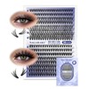 NAGARAKU Individual Eyelash Clusters, 30D, 40D, Mega Volume DIY Set,