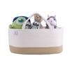 Mila Millie Baby Large Cotton Rope Diaper Caddy,Organizer Storage Bin