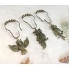 Cute Owl Shower Curtain Hooks - Bronze Shower Curtain Rings