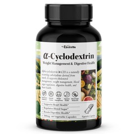 Earthville 6 AlphaCD Earthville AlphaCD 500mg 2-Month Supply Alpha-Cyclodextrin 60 Veg Capsules / 6개 알파CD 어스빌 알파시디 500mg 2개월분 알파시클로덱스트린 60베지캡슐