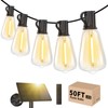 Svater 50FT Solar String Lights Outdoor with Remote, ST38 Patio
