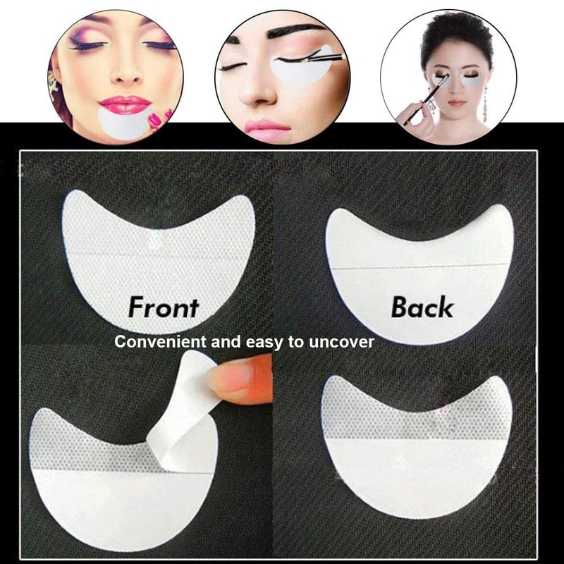 CENFRY 100pcs Disposable Eyeshadow Shields Free Under Eye Gel Pad