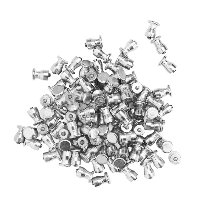 100 Pcs Tire Stud Screw Silver for Car Truck Bike