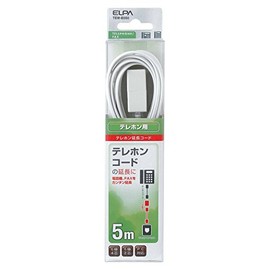 Elpa Tel For Extension Cord 6 Pole 2/4 Core 5 m Tew – E050