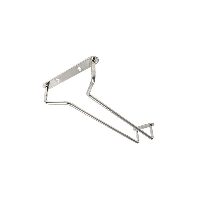Glass Hanger 10" CHROME c/w 3 screws