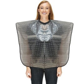 Mastectomy Chest Surgery Shoulder Shower Protection Waterproof Post Surgery Shower Cape Water-Resistant Post Surgery Garment (Black)