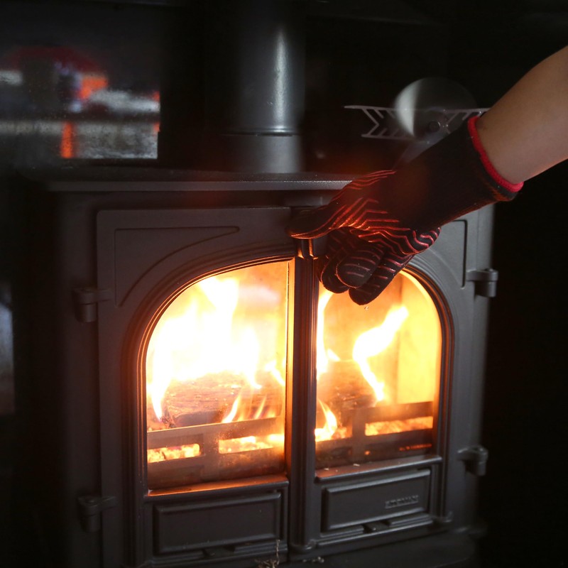 4YourHome Oven Open Fire Wood Burner BBQ Heat Resistant Proof