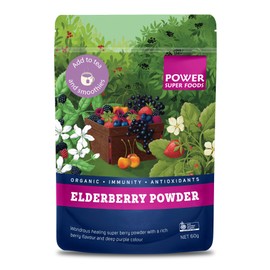 Powder Super Foods Elderberry Powder - Certified Organic 60g