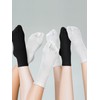Bencailor 6 Pairs Women Toe Socks Cotton Breathable Compression Crew