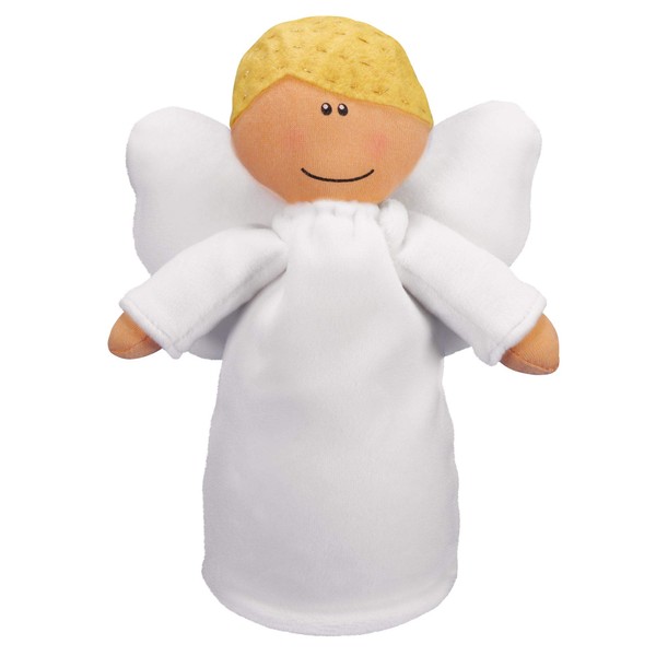 The Angel Gift Angel Plush Doll - Baptism Gifts for Boys, Christening Gifts for Boys, Angel Stuffed Animal, Angel Dolls for Boys, Guardian Angel (Strength Version for Boys)