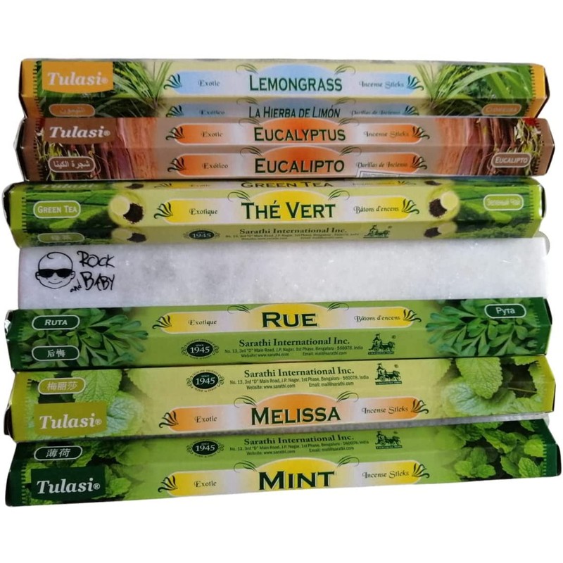 Mixed Incense Sticks Natural Herbs - Aromatherapy - 6 x